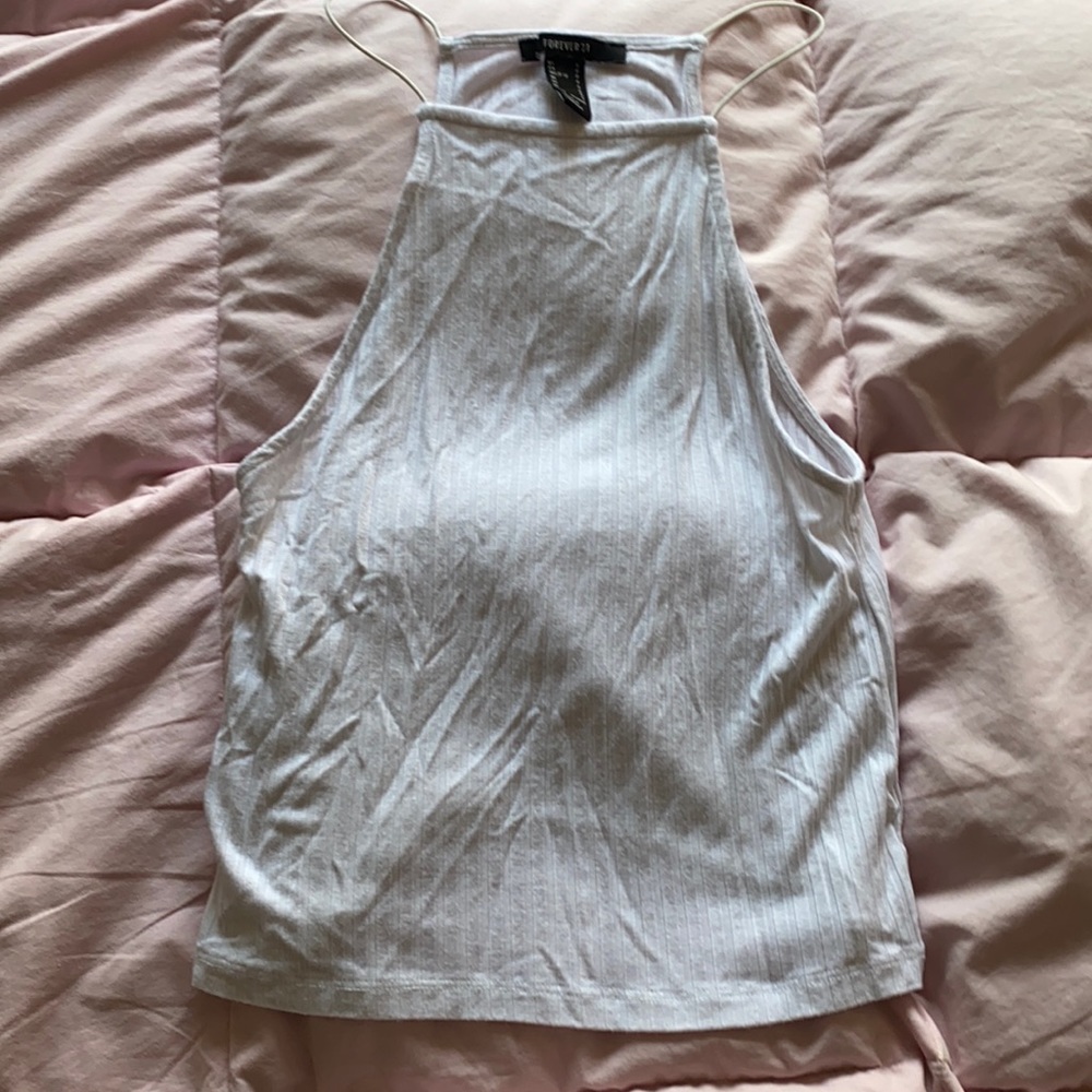 White tank top